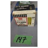 box of 20 gauge number 6 shot