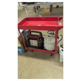 roll around cart with propane heater
