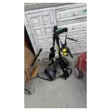 walking golf cart bag carrier
