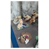 8 Lenox cat figures