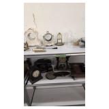 clock cases, weights, glass domes etc