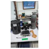 copper fire extinguisher cast iron trolley agate