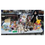 dolls stuffed animals Toys etc