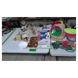 scissors kitchen storage bowls glassware etc