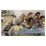 lot of collectors dolls