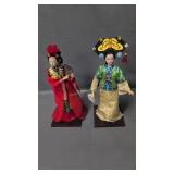 pair of geisha girl dolls 12 in tall