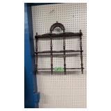 small wooden wall shelf