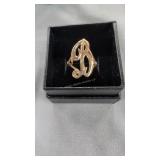 14K gold ring 3.4 g size 7