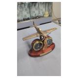 70th anniversary P-51 mustang clock with