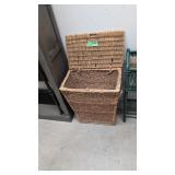 wicker clothes basket