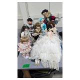 collectors dolls as shown