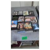 lot of DVDs