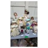 lot of collectors dolls