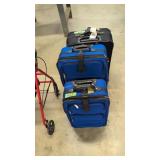 three piece lot of luggage
