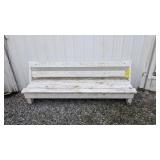 8 Ft Long Wooden Bench From The Rehoboth