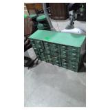 vintage metal parts bin