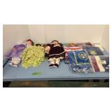 dolls and blankets