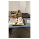 first day covers, right angle vise, chess set