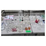 lot of glassware as shown