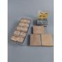 5pc Vtg Dittocast Lead Ship Model Fitting Boxes