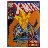 Uncanny X-Men #58 1969 Key Marvel Comic Book