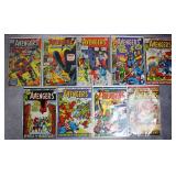 The Avengers #89-97 Marvel Comic Books