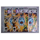 3pc X-Factor #6 1986 Key Marvel Comic Books