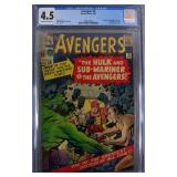 CGC 4.5 Avengers #3 1964 Key Marvel Comic Book
