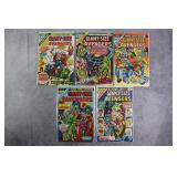 Giant-Size Avengers #1-5 Marvel Comic Books