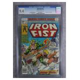 CGC 9.4 Iron Fist #14 1977 Key Marvel Comic Book