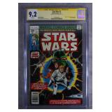 CGC 9.2 SS Star Wars #1 1977 Marvel Comic Book