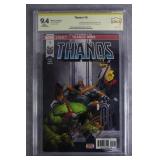 CBCS 9.4 SS Thanos #15 2018 Marvel Comic Book