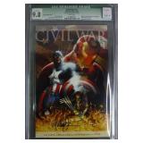 CGC 9.8Q Civil War #1 2006 Aspen Variant Cover
