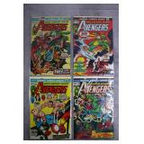 The Avengers #115-118 Marvel Comic Books