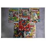 5pc The Avengers #112-133 Mantis Key Issues