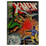 Uncanny X-Men #54 1969 Key Marvel Comic Book
