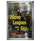1954 Walt Disney 20,000 Leagues One-Sheet