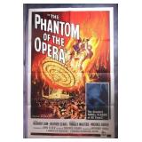 1962 Phantom of the Opera Movie Poster