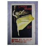 1896 Sunday World Advertising Poster