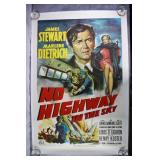 1951 No Highway In The Sky One-Sheet Poster