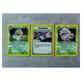 3pc 2000 Pokemon Team Rocket Holo Cards