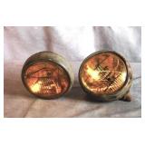 Pair vintage Fog 5 3/4 #2002-L Guide Light