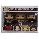 Rush Lee, Lifeson & Peart Funko Pop 3-Pack