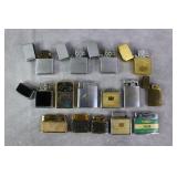 15pc Vtg Lighters w/ Harley Davidson Zippo