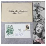 Vtg Celebrities Signed Grouping