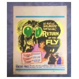 1959 Return of the Fly Window Card Poster