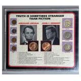 Abraham Lincoln & John F. Kennedy Coin Set