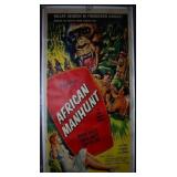 African Manhunt Original Two-Sheet Movie Poster