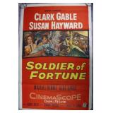 1955 Soldier Of Fortune One-Sheet Movie Poster