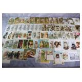 77pc Victorian Trade Cards